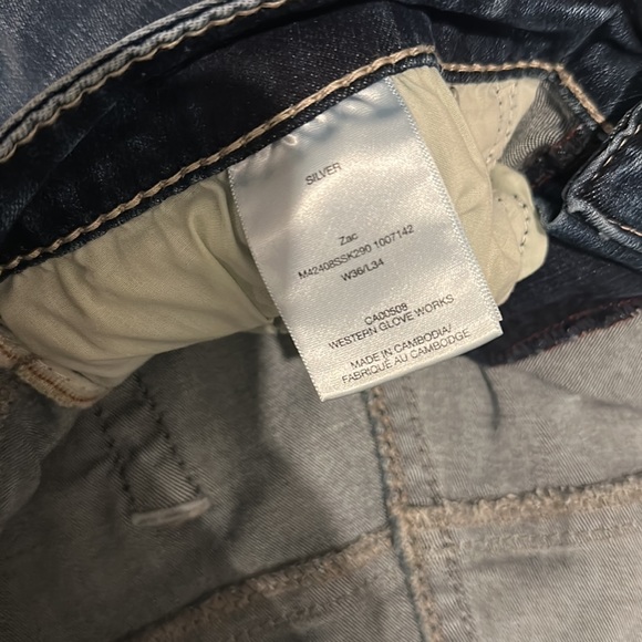 Silver Zac men’s jeans - Picture 2 of 2